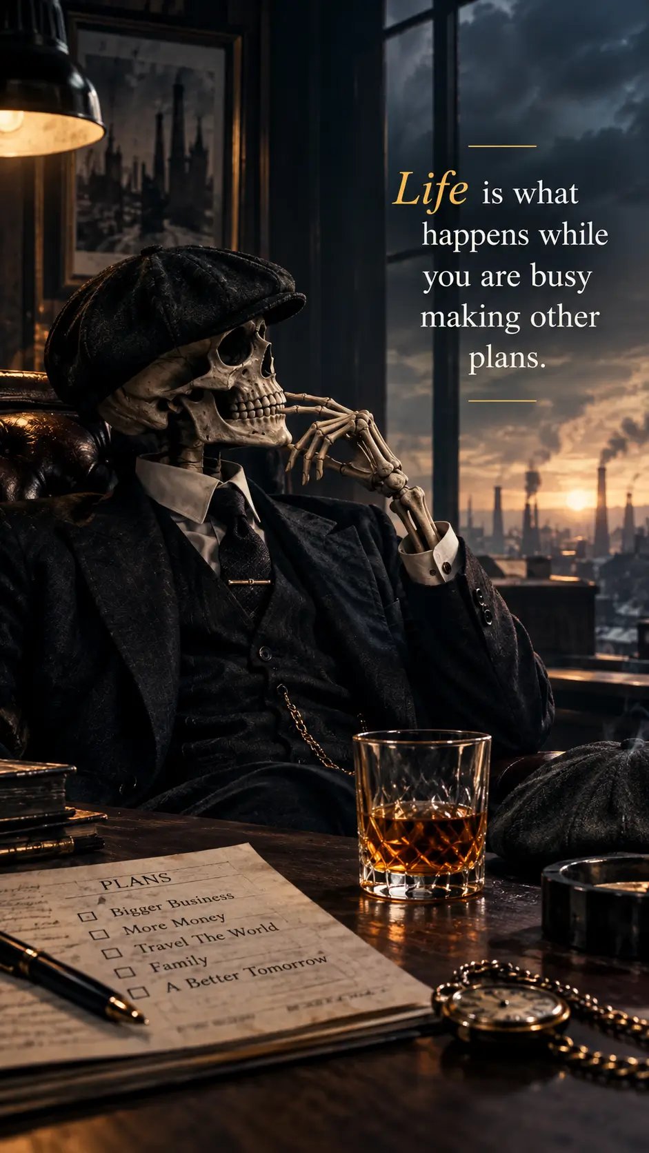 Life is what happens while you are busy making other plans.