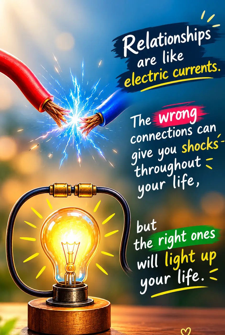 Realationsip like electric current