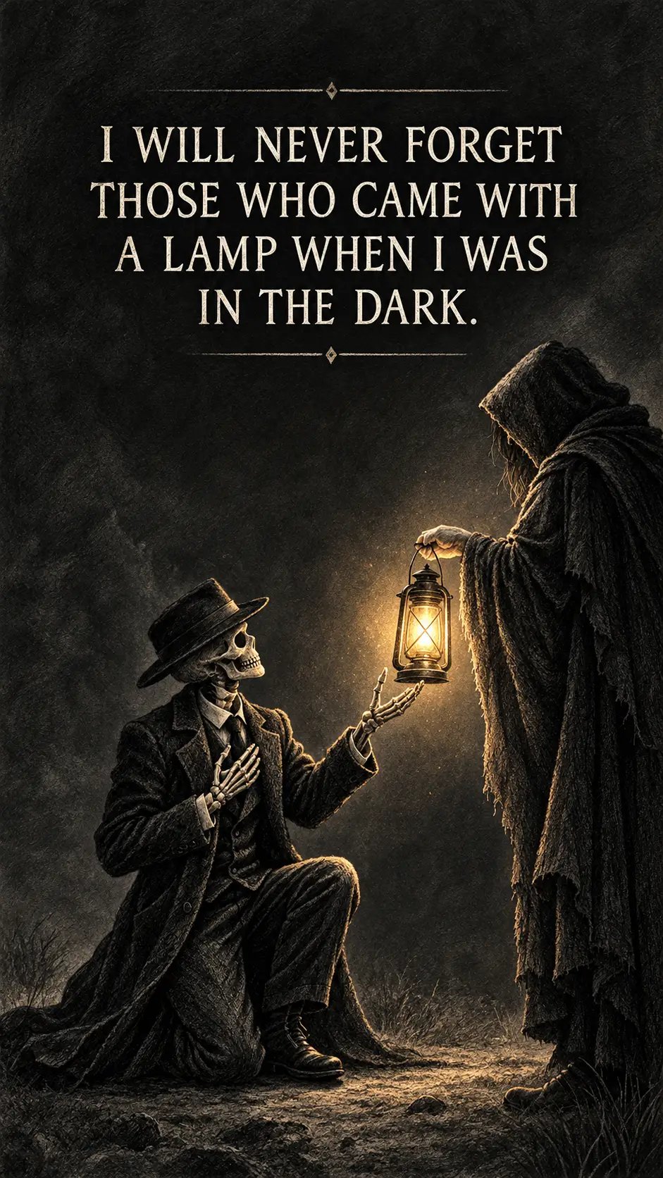 I will never forget those who came with a lamp when i was in dark