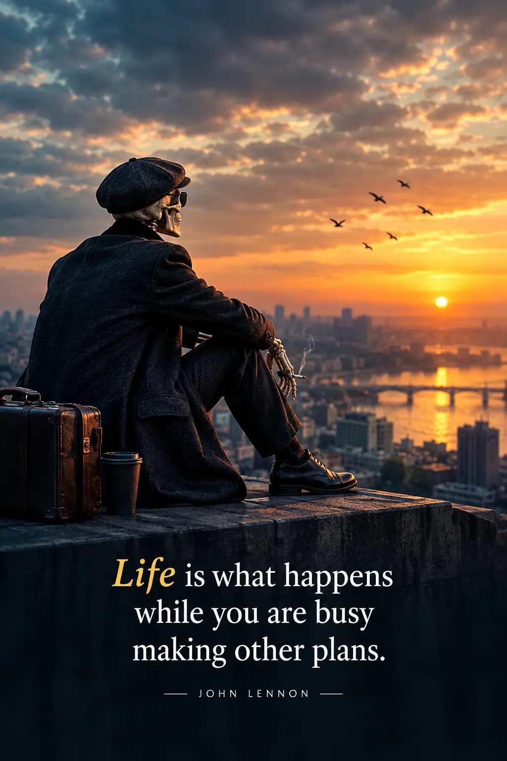 Life is what happens, while you are busy, making other plans