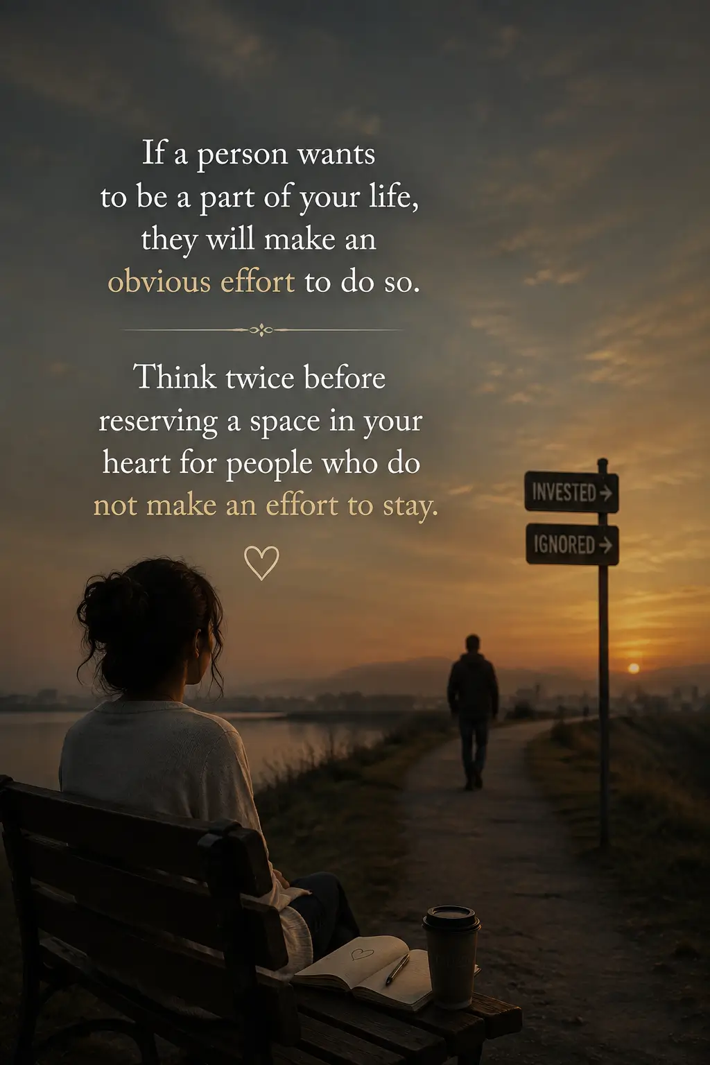 If a person wants to be a part of your life