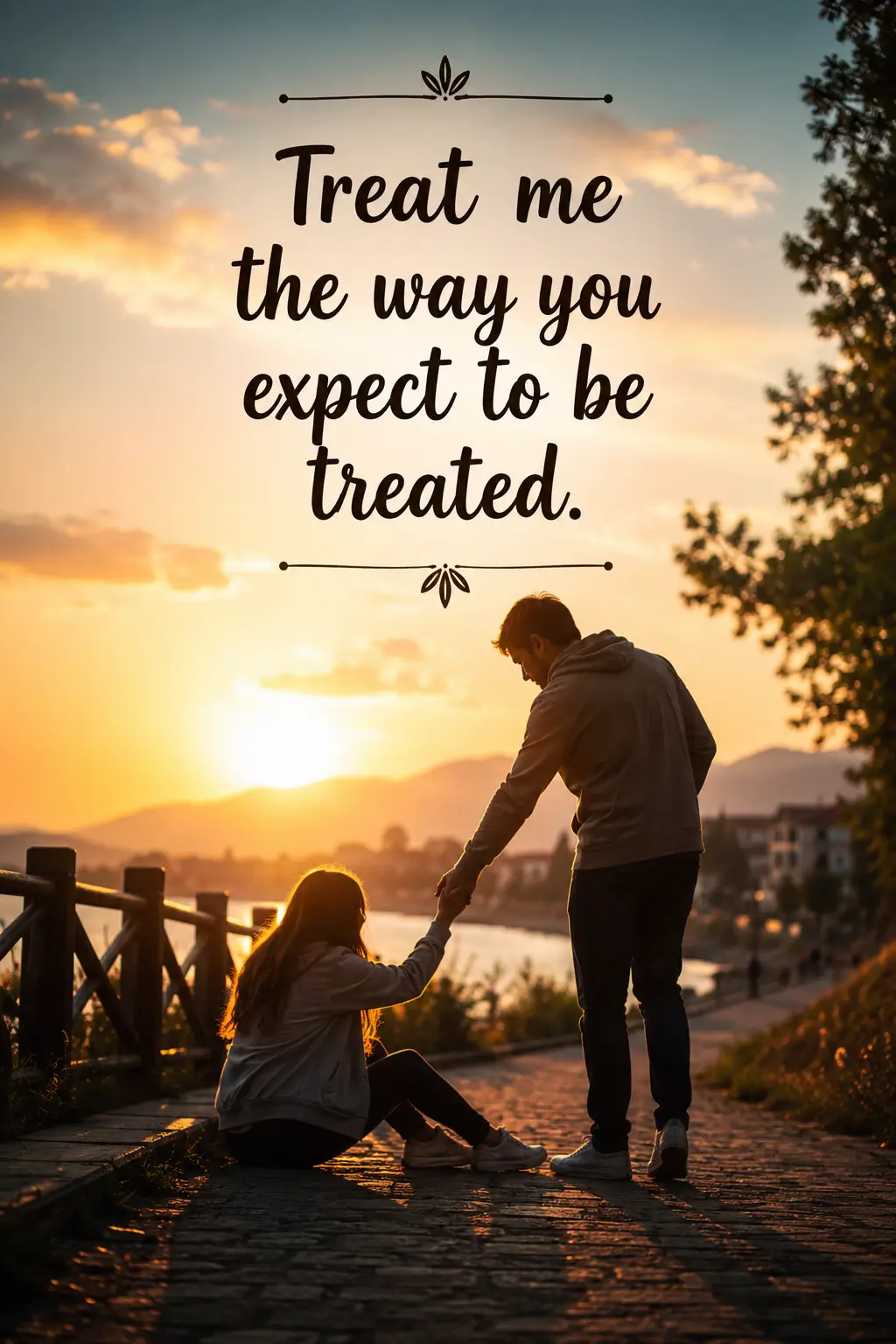 Treat me the way you expect to be treated.