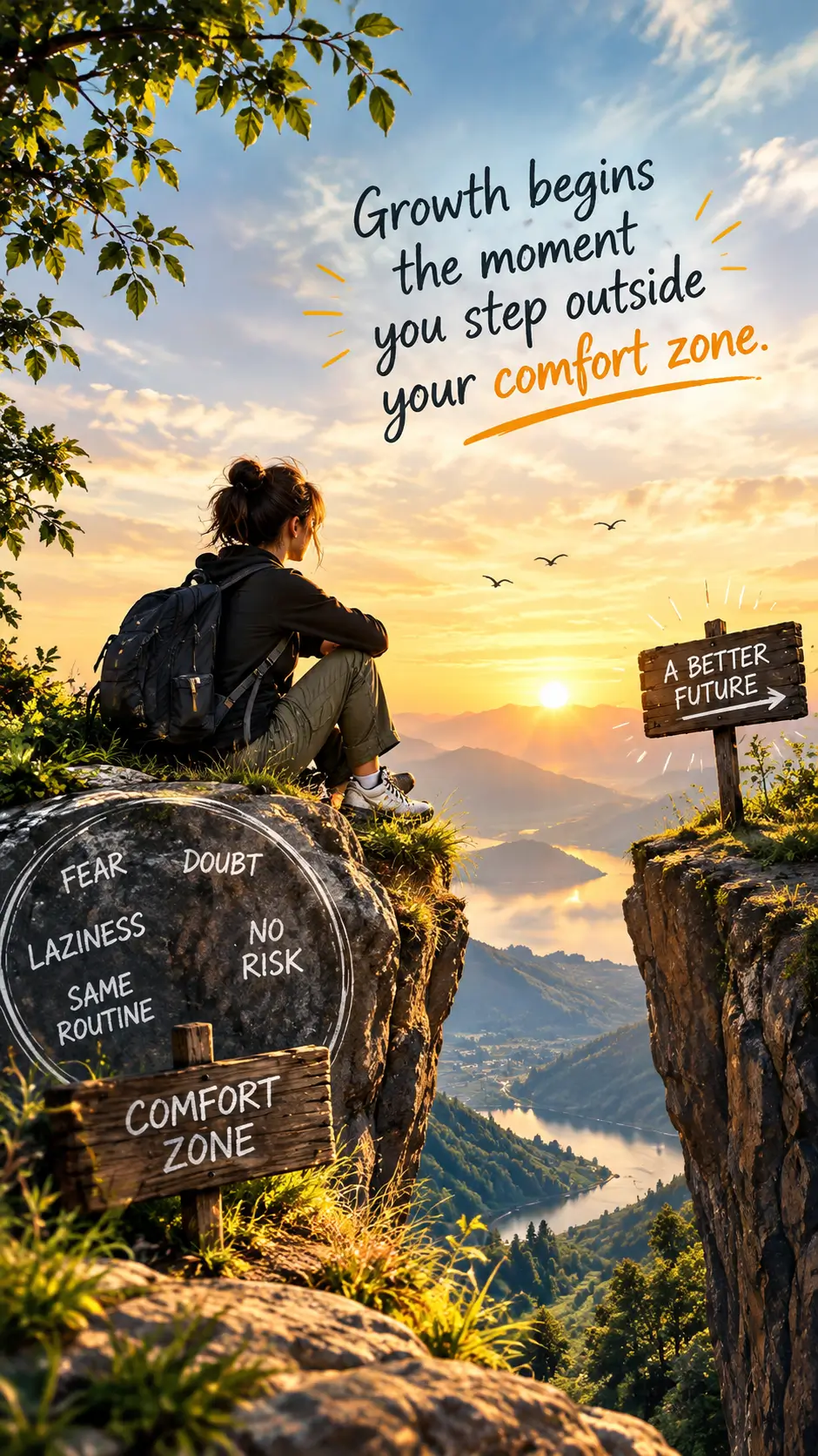 growth begins the moment you step outide