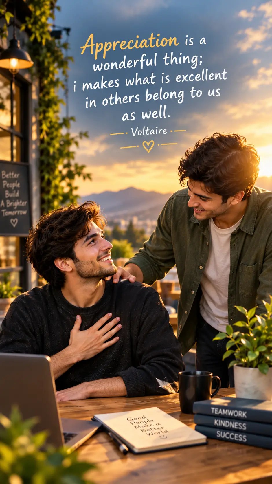Appreciation is a wonderful thing; i makes what is excellent in others belong to us as well.
