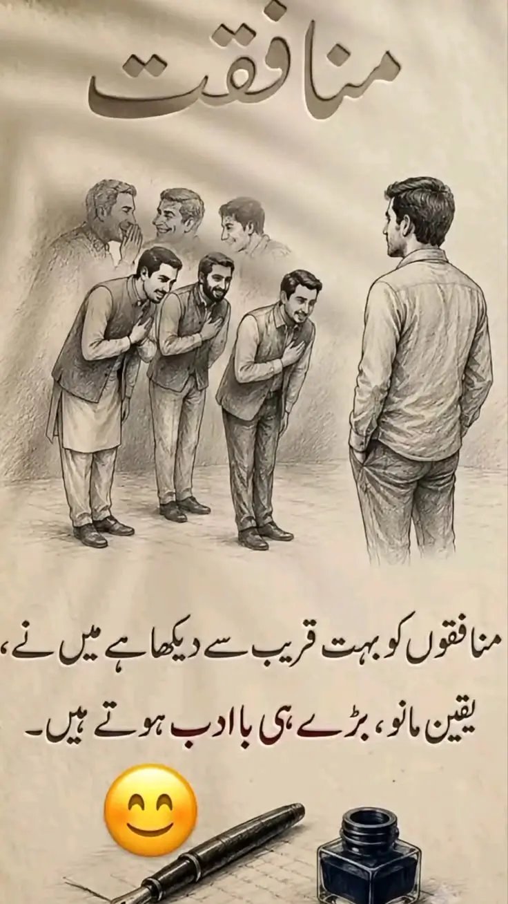 Munfaqoon ko bohat qareeb se dekha hai main ne
