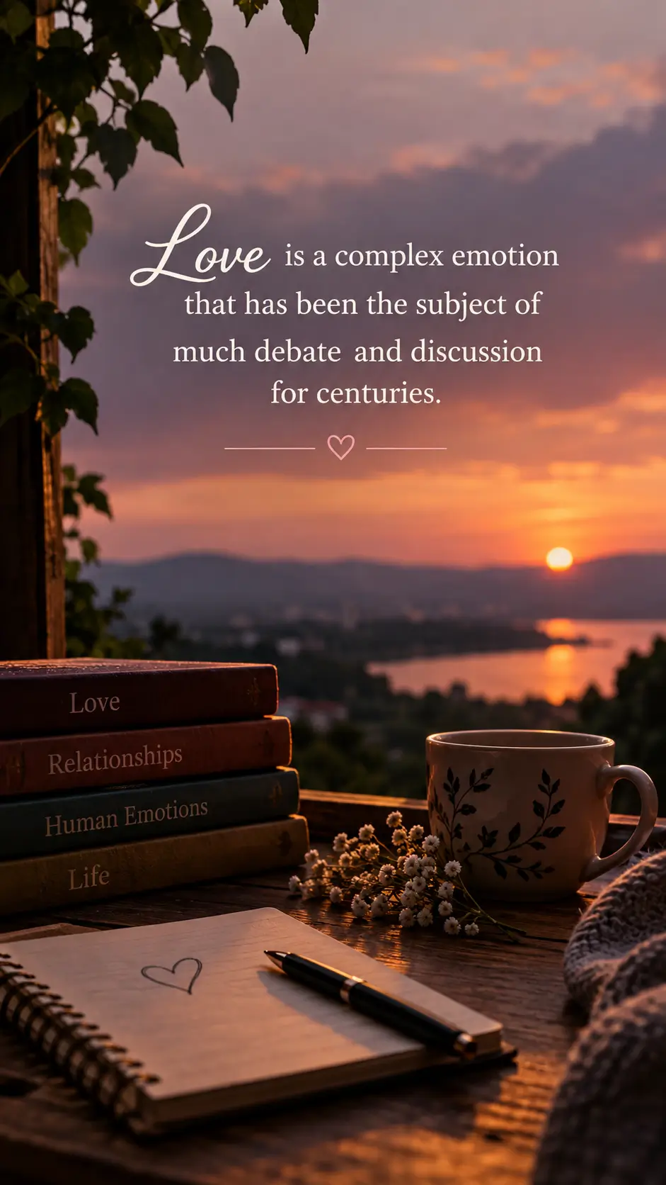 Love is a complex emotion that has been the subject of much debate and discussion for centuries. 